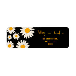 Etiqueta Elegante verano Daisy Floral Romántica personaliza