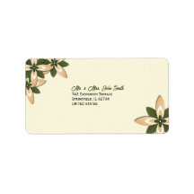 Elegante Verde Salvia y Floral Geométrico Beige