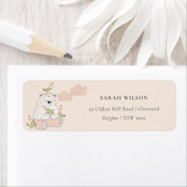 Etiqueta Elegante y elegante dirección Rubor de Aves de Cor