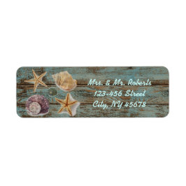 Etiqueta elegante y romántico caserío marejadas de playa bo