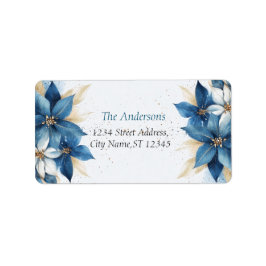 Etiqueta Elegantes Navidades Fiesta moderno