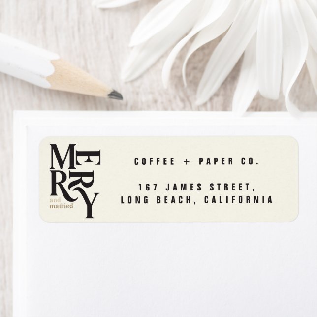 Etiqueta Elegantes Navidades retro alegres y retro (In situ)