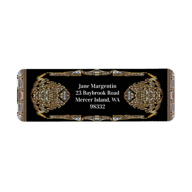 Etiqueta Élite Elegante Chic Vex (Frente)