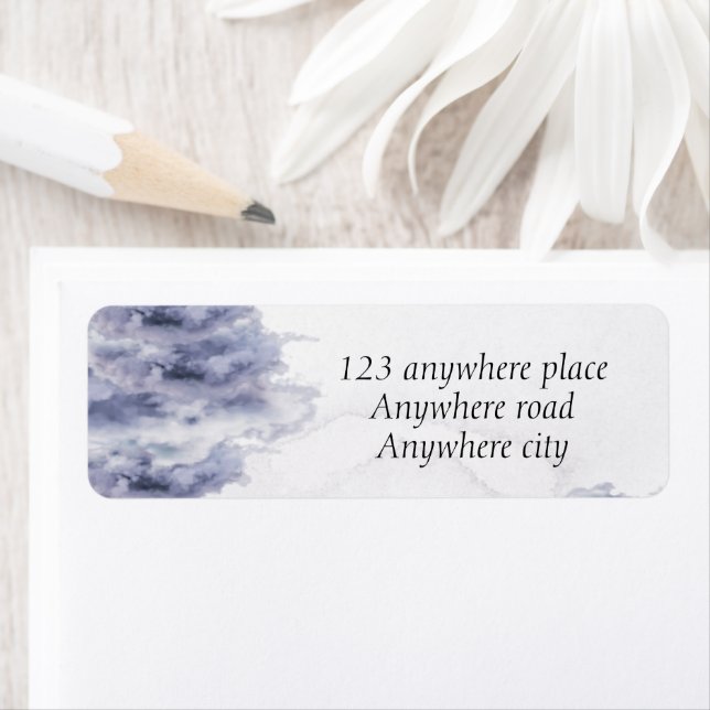 Etiqueta Ella está en la ducha de novia nube nueve  (In situ)