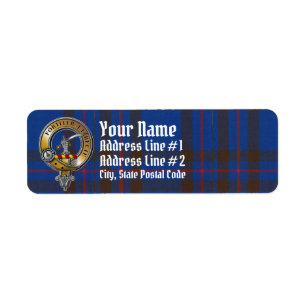 Etiqueta Elliot Tartan & Badge