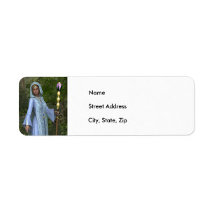 Etiqueta Elven Maiden en azul