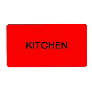 Etiqueta Embalaje y mudanza de la cocina