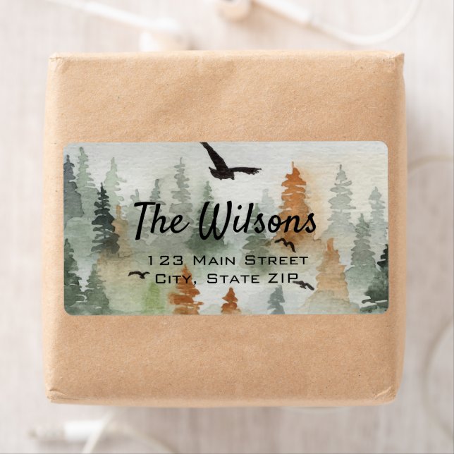 Etiqueta Embarcadero de los bosques de niebla (In situ)