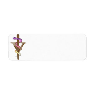 Etiqueta Emblema veterinario