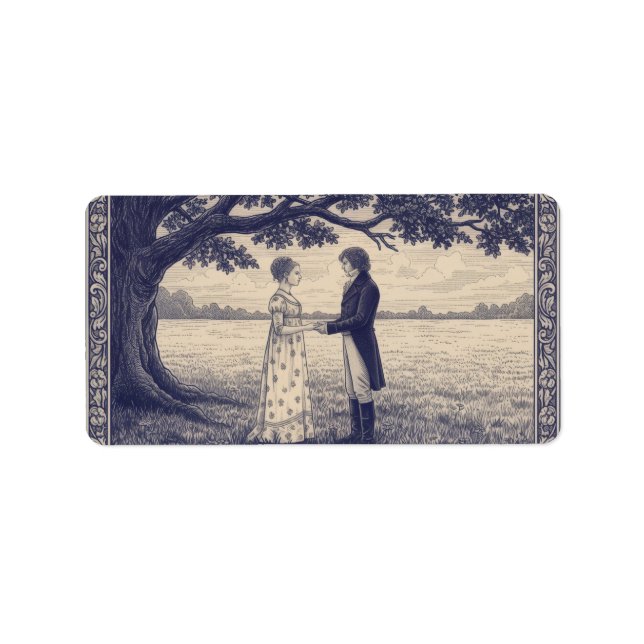 Etiqueta Emma & Mr. Knightley (Frente)