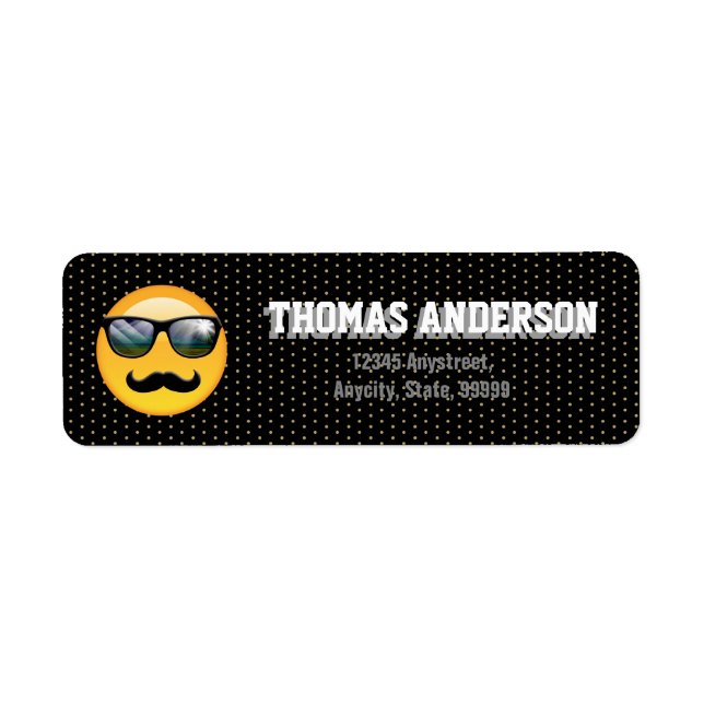 Etiqueta Emoji Super Shady ID230 (Frente)