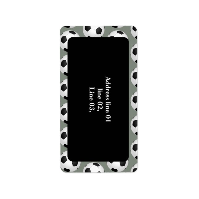 Etiqueta Empieza la celebración del sexto cumpleaños (Frente)