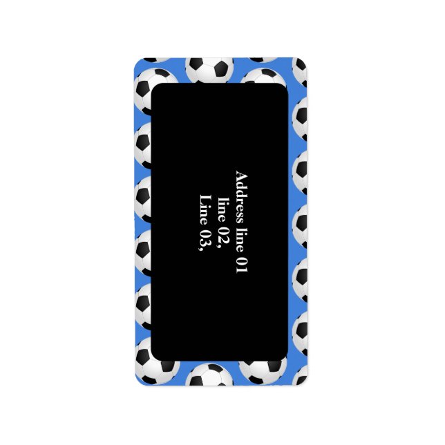 Etiqueta Empieza la celebración del sexto cumpleaños (Frente)