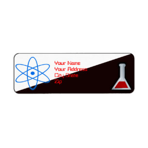 Etiqueta empollón de la ciencia