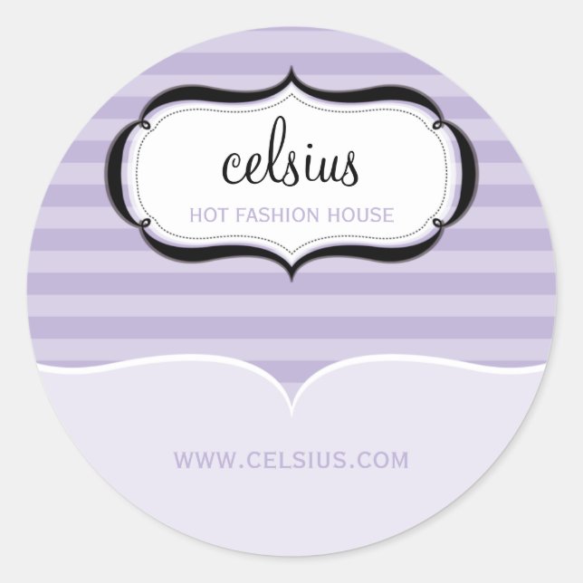 ETIQUETA EMPRESARIAL ELEGANTE :: moda boutique 7 (Anverso)