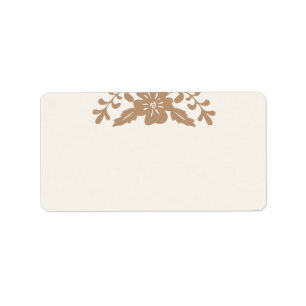 Etiqueta En blanco   Biblioteca de época