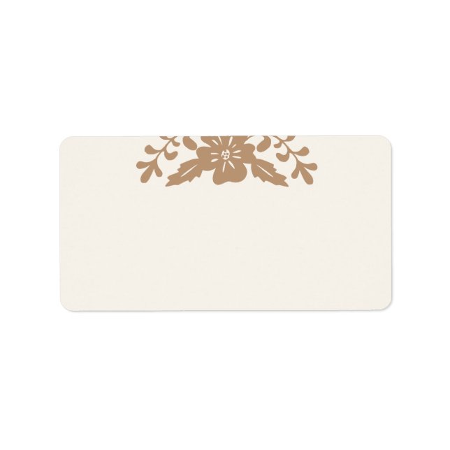 Etiqueta En blanco | Biblioteca de época (Frente)