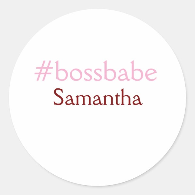 Etiqueta en bosnia rosa claro añada nombre chica j (Anverso)