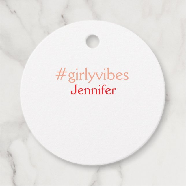 Etiqueta en bosnia rosa claro añada nombre chica j (Anverso)