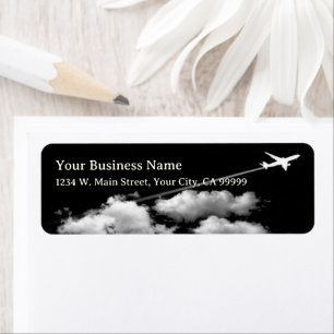 Etiqueta En el vuelo aéreo de alta altitud del cielo, hay u