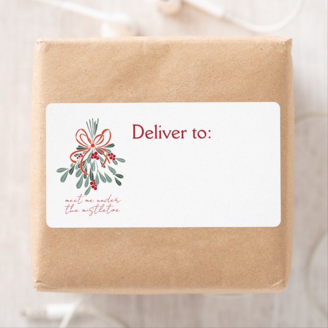 Etiqueta Encuéntrame bajo el muérdago (In situ)