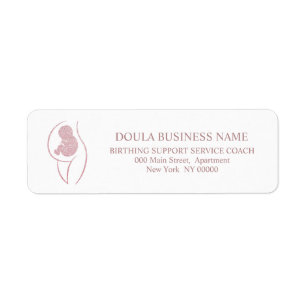 Etiqueta Enfermera de Embarazo Doula Entrenadora de Parto p