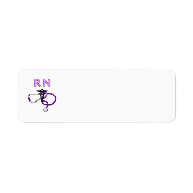 Etiqueta Enfermera RN Stethoscope (Frente)