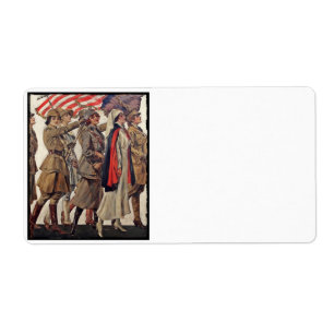 Etiqueta Enfermerías de mujeres de la Primera Guerra Mundia