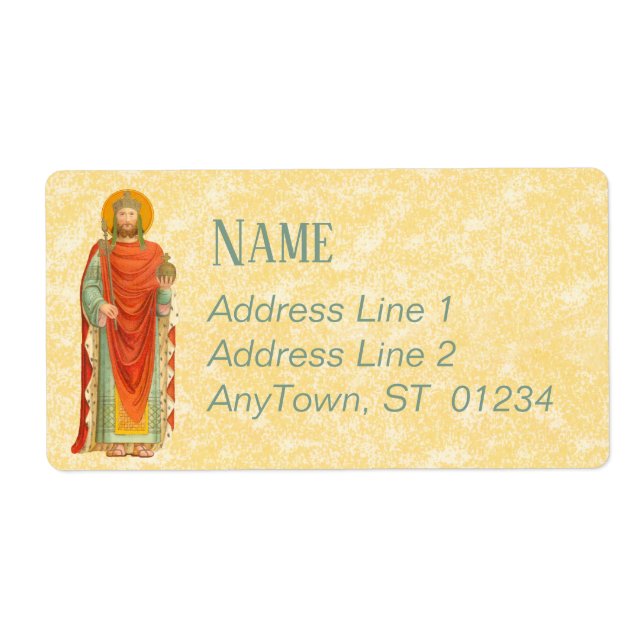 Etiqueta Enrique II, Emperador (BBS 10; Estilo 5) (Frente)