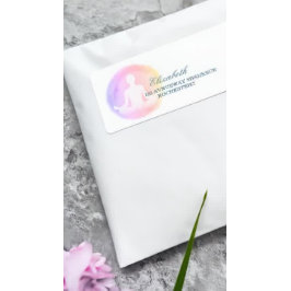 Etiqueta Entrenador de Yoga Studio Meditación Pose Life Coa