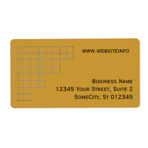 Etiqueta - envío - Cuadrícula