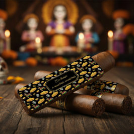 Etiqueta Envoltura de cigarro personalizada para Día de los