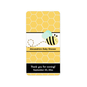 Etiqueta Envolturas de vaina en miniatura de abejas