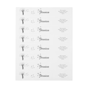 Etiqueta Envolvente De Dirección El amor dentro