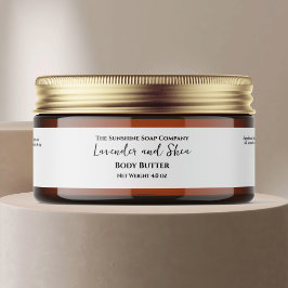 Etiqueta Envolvente De Dirección Etiqueta minimalista de la barra de cosméticos bla