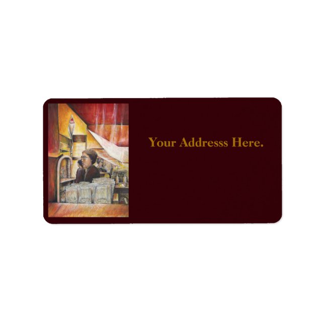 Etiqueta Equivalente luminoso de emociones apasionadas (Frente)