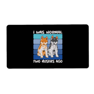 Etiqueta Era Normal Hace Dos Esposos Perro Shiba