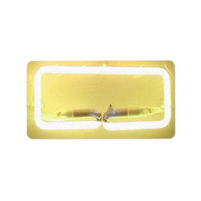 Etiqueta ¡ES ELÉCTRICO! RÓTULO NEON Imprimir sus propias et (Frente)