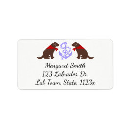 Etiqueta Esbozo de capa de chocolate náutico