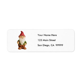 Etiqueta Esbozo de Gnome Garden