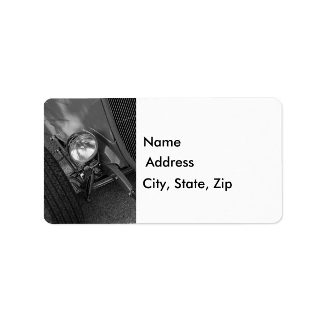 Etiqueta Escala de grises de los años 1930 (Frente)