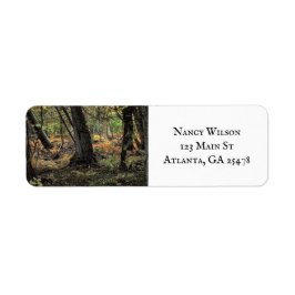 Etiqueta Escenario forestal de otoño