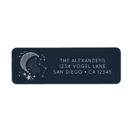 Etiqueta Escrito en la constelación de las estrellas