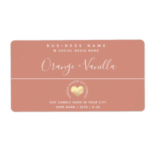 Etiqueta Escuadrón de velas de la tipografía moderna de cor