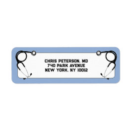 Etiqueta Escuela de Medicina médica