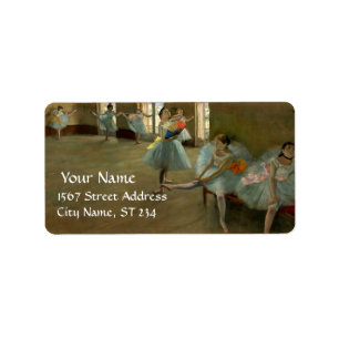 ETIQUETA ESCUELA DEL BAILARÍN DE BALLET DE /BALLERINA DE L