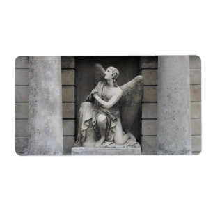 Etiqueta Escultura Ángel de Oración