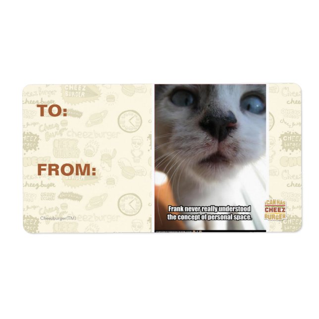 Etiqueta Espacio personal (Frente)