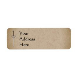 Etiqueta Espada procesal/cojinete del siglo XVI