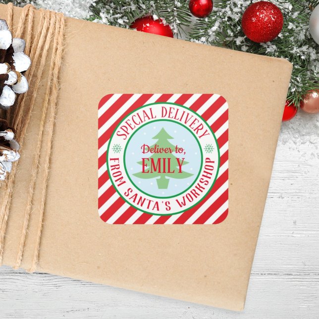 Etiqueta especial de navidad de entrega (Subido por el creador)